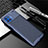 Coque Silicone Housse Etui Gel Serge pour Motorola Moto G 5G Plus Bleu