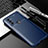 Coque Silicone Housse Etui Gel Serge pour Motorola Moto G41 Bleu