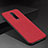 Coque Silicone Housse Etui Gel Serge pour Oppo RX17 Pro Rouge
