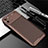 Coque Silicone Housse Etui Gel Serge pour Realme C11 Marron