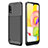 Coque Silicone Housse Etui Gel Serge pour Samsung Galaxy A01 SM-A015 Noir