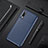 Coque Silicone Housse Etui Gel Serge pour Samsung Galaxy A50S Bleu