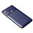 Coque Silicone Housse Etui Gel Serge pour Samsung Galaxy A70E Bleu