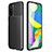 Coque Silicone Housse Etui Gel Serge pour Samsung Galaxy F52 5G Noir