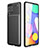 Coque Silicone Housse Etui Gel Serge pour Samsung Galaxy F62 5G Noir