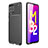 Coque Silicone Housse Etui Gel Serge pour Samsung Galaxy M32 4G Noir