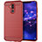 Coque Silicone Housse Etui Gel Serge S01 pour Huawei Mate 20 Lite Rouge