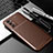 Coque Silicone Housse Etui Gel Serge S01 pour Oppo A54s Marron