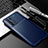Coque Silicone Housse Etui Gel Serge S01 pour Oppo Reno6 Pro+ Plus 5G Bleu