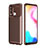 Coque Silicone Housse Etui Gel Serge S01 pour Vivo Y50 Marron