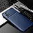 Coque Silicone Housse Etui Gel Serge S01 pour Xiaomi Poco M4 Pro 4G Bleu