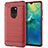 Coque Silicone Housse Etui Gel Serge S02 pour Huawei Mate 20 Rouge