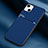 Coque Silicone Housse Etui Gel Serge S03 pour Apple iPhone 13 Mini Bleu