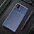 Coque Silicone Housse Etui Gel Serge T01 pour Samsung Galaxy M31 Bleu