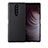 Coque Silicone Housse Etui Gel Serge T01 pour Sony Xperia 1 Noir