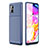 Coque Silicone Housse Etui Gel Serge WL1 pour Samsung Galaxy A51 4G Bleu
