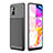Coque Silicone Housse Etui Gel Serge WL1 pour Samsung Galaxy M40S Noir