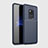 Coque Silicone Housse Etui Gel Serge Y02 pour Huawei Mate 20 X 5G Bleu