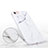 Coque Silicone Motif de Marbre Souple Couleur Unie pour Apple iPhone SE (2020) Blanc Petit