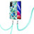 Coque Silicone Motif Fantaisie Souple Couleur Unie Etui Housse avec Laniere Strap Y01B pour Xiaomi Mi 11i 5G Pastel Vert