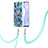 Coque Silicone Motif Fantaisie Souple Couleur Unie Etui Housse avec Laniere Strap Y01B pour Xiaomi Redmi 9AT Petit