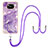 Coque Silicone Motif Fantaisie Souple Couleur Unie Etui Housse avec Laniere Strap Y05B pour Xiaomi Poco X3 NFC Petit
