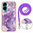 Coque Silicone Motif Fantaisie Souple Couleur Unie Etui Housse avec Laniere Strap YB5 pour Huawei Honor 90 Lite 5G Petit
