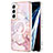 Coque Silicone Motif Fantaisie Souple Couleur Unie Etui Housse avec Mag-Safe Magnetic Magnetique pour Samsung Galaxy S22 Plus 5G Petit