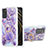 Coque Silicone Motif Fantaisie Souple Couleur Unie Etui Housse avec Support Bague Anneau Y01B pour Xiaomi Poco M3 Violet