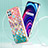 Coque Silicone Motif Fantaisie Souple Couleur Unie Etui Housse avec Support Bague Anneau Y03B pour Realme C25Y Petit