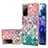 Coque Silicone Motif Fantaisie Souple Couleur Unie Etui Housse avec Support Bague Anneau Y03B pour Samsung Galaxy S20 Lite 5G Colorful