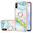 Coque Silicone Motif Fantaisie Souple Couleur Unie Etui Housse avec Support Bague Anneau Y05B pour Xiaomi Redmi 9i Colorful