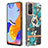 Coque Silicone Motif Fantaisie Souple Couleur Unie Etui Housse avec Support Bague Anneau Y06B pour Xiaomi Redmi Note 11 Pro 5G Petit