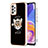 Coque Silicone Motif Fantaisie Souple Couleur Unie Etui Housse avec Support Bague Anneau YB2 pour Samsung Galaxy A73 5G Petit