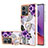 Coque Silicone Motif Fantaisie Souple Couleur Unie Etui Housse avec Support Bague Anneau YB3 pour Motorola Moto G84 5G Petit