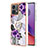 Coque Silicone Motif Fantaisie Souple Couleur Unie Etui Housse avec Support Bague Anneau YB3 pour Motorola Moto G84 5G Petit