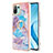 Coque Silicone Motif Fantaisie Souple Couleur Unie Etui Housse avec Support Bague Anneau YB3 pour Xiaomi Mi 11 Lite 4G Petit