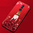 Coque Silicone Motif Fantaisie Souple Couleur Unie Etui Housse pour Huawei Mate 20 Lite Rouge