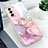 Coque Silicone Motif Fantaisie Souple Couleur Unie Etui Housse S02 pour Samsung Galaxy S22 5G Rose