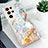 Coque Silicone Motif Fantaisie Souple Couleur Unie Etui Housse S03 pour Samsung Galaxy S22 Ultra 5G Petit