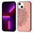 Coque Silicone Motif Fantaisie Souple Couleur Unie Etui Housse S04 pour Apple iPhone 13 Mini Or Rose