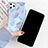 Coque Silicone Motif Fantaisie Souple Couleur Unie Etui Housse S15 pour Apple iPhone 11 Pro Max Bleu Ciel