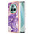 Coque Silicone Motif Fantaisie Souple Couleur Unie Etui Housse Y01B pour Huawei Honor Magic5 Lite 5G Violet