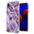 Coque Silicone Motif Fantaisie Souple Couleur Unie Etui Housse Y01B pour Samsung Galaxy A01 Core Violet