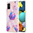 Coque Silicone Motif Fantaisie Souple Couleur Unie Etui Housse Y01B pour Samsung Galaxy A51 4G Violet Clair