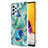 Coque Silicone Motif Fantaisie Souple Couleur Unie Etui Housse Y01B pour Samsung Galaxy A73 5G Vert
