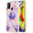 Coque Silicone Motif Fantaisie Souple Couleur Unie Etui Housse Y01B pour Samsung Galaxy M31 Prime Edition Violet Clair