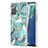 Coque Silicone Motif Fantaisie Souple Couleur Unie Etui Housse Y01B pour Samsung Galaxy Note 20 5G Pastel Vert