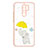 Coque Silicone Motif Fantaisie Souple Couleur Unie Etui Housse Y01X pour Xiaomi Poco M2 Jaune