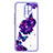 Coque Silicone Motif Fantaisie Souple Couleur Unie Etui Housse Y01X pour Xiaomi Redmi 9 Prime India Violet